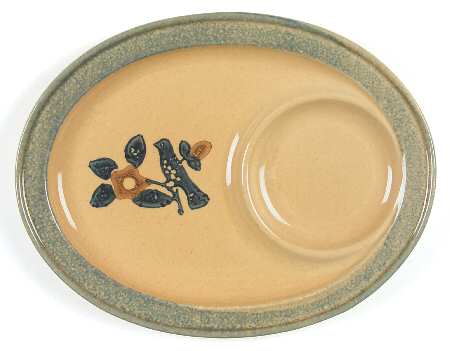 America (Discontinued 1989) Oval Snack Tray