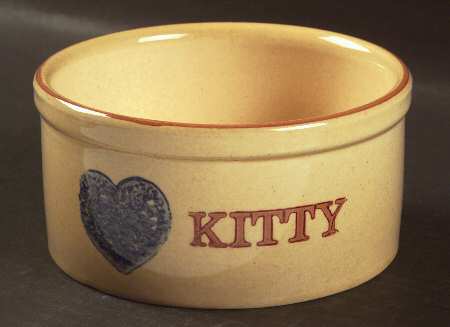 America (Discontinued 1989) Kitty Pet Bowl