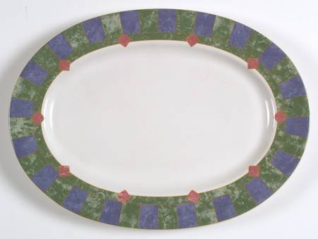 Amalfi Mediterranean 12" Oval Serving Platter