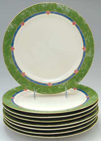 Amalfi Mediterranean Dinner Plate - Set of 8