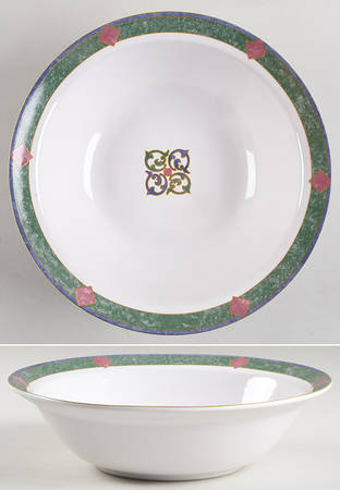 Amalfi Mediterranean 9" Round Vegetable Bowl
