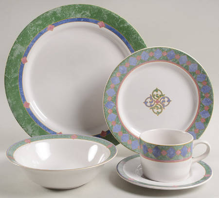 Amalfi Mediterranean 5 Piece Place Setting