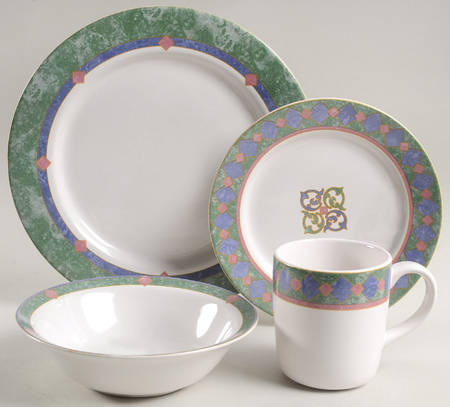 Amalfi Mediterranean 4 Piece Place Setting