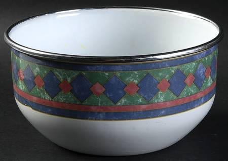 Amalfi Mediterranean 5 3/4" Metal Bowl