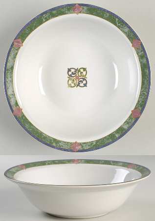 Amalfi Mediterranean 8" Round Vegetable Bowl