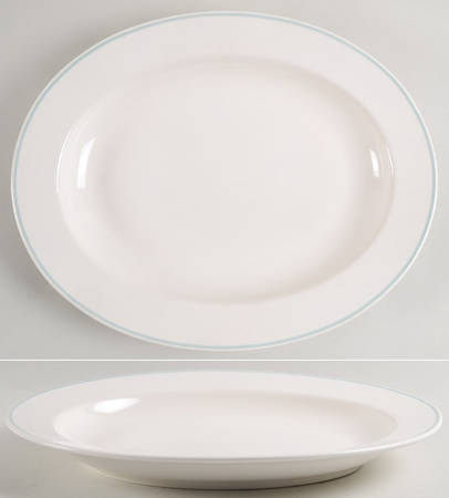 April 14" Deep Oval Serving Platter