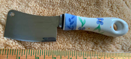 April Cheese Cleaver with Stainless Blade