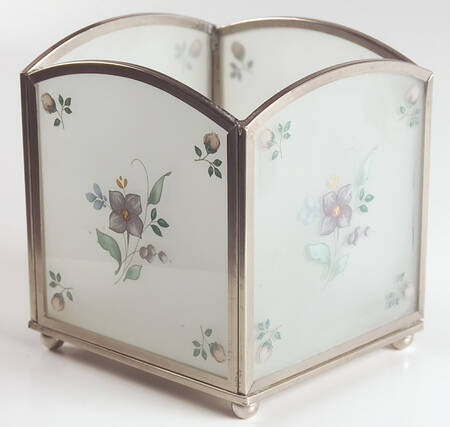 April Stain Glass Candleholder
