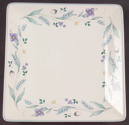 April 8" Square Buffet Plate