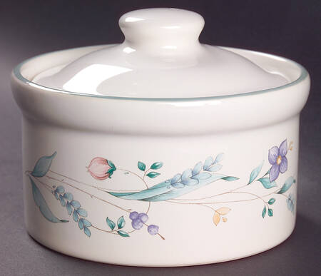 April Large Butter Tub & Lid