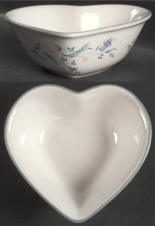 April 8" Heart Shaped Bowl