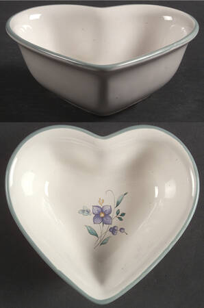 April 6" Heart Shaped Bowl