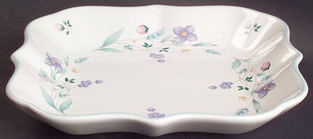 April 8" Square Fluted Dish