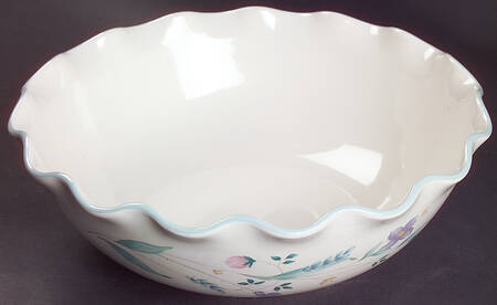 April Large Round Fluted Bowl