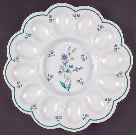 April Melamine Deviled Egg Plate