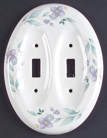 April Double Light Switch Cover