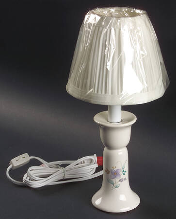 April Candlestick Lamp & Shade