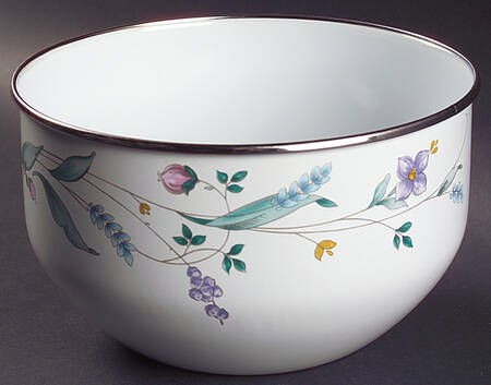 April 7" Metal Bowl