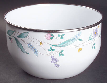 April 6" Metal Bowl