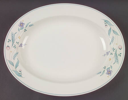 April 14" Deep Oval Serving Platter