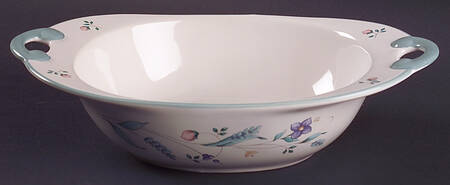 April 11" Nesting Handled Oval Serving Bowl