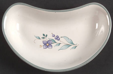 April Crescent Salad Plate
