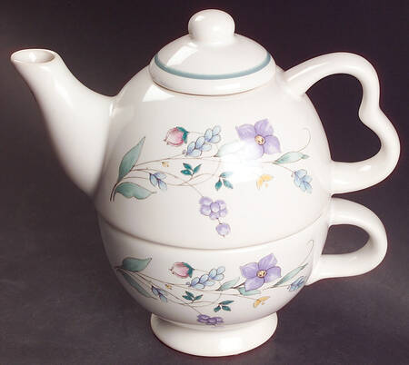 April Individual Teapot & Lid with Cup