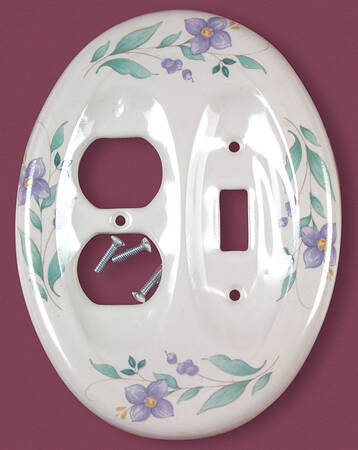 April Combination Switchplate-Outlet Cover