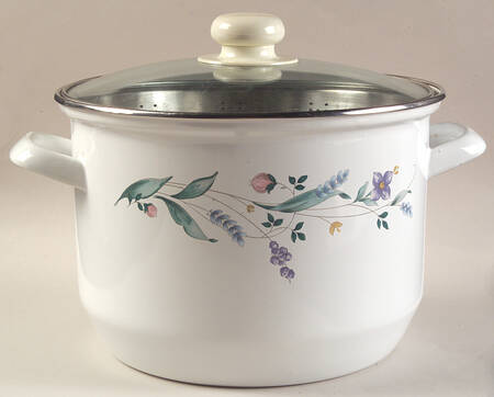 April 8 Quart Stockpot/Steamer with Glass Lid