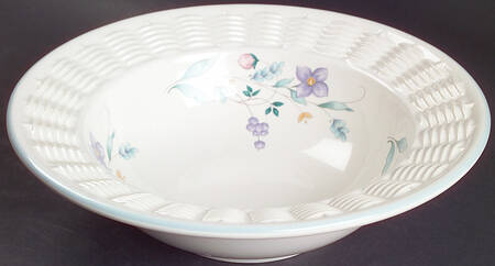 April Small Wicker Trim Bowl