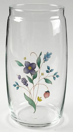 April Large Glassware Storage Jar No Lid