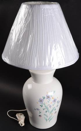 April 24" Electric Lamp & Shade