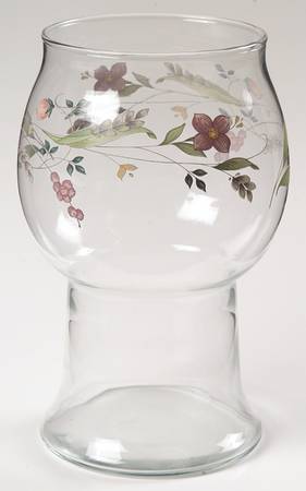 April Glass Pillar Float Candleholder