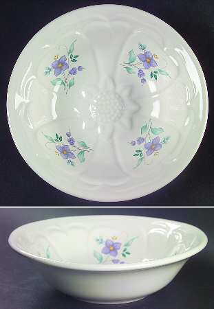 April 7" Floral Embossed Bowl
