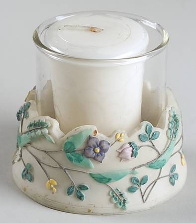 April Candle Votive with Cup and Candle