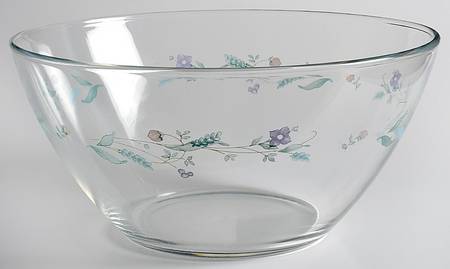 April 9" Glassware Salad Bowl