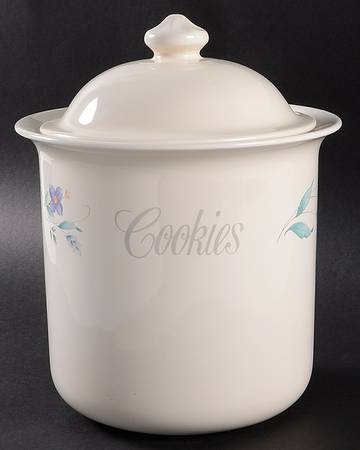 April Cookie Jar & Lid