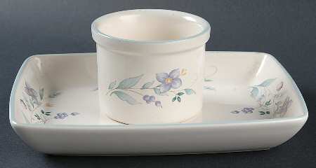 April Individual Dipper Set (Bowl and Tray)