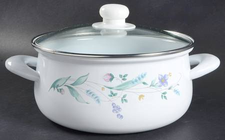 April 4 Quart Metal Dutch Oven with Glass Lid