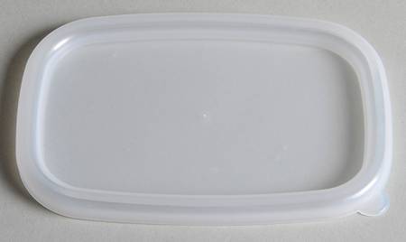 April Plastic Lid for 6" Metal Rectangular Baker
