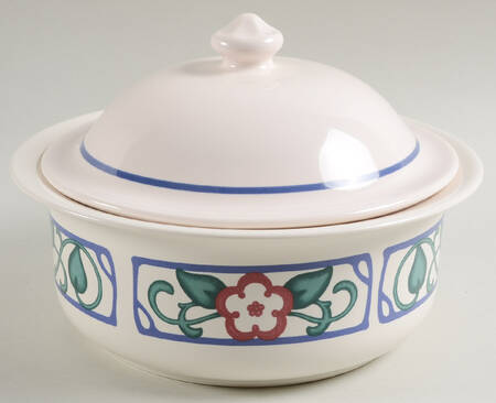 Arbor Vine 2 Qt Round Covered Casserole