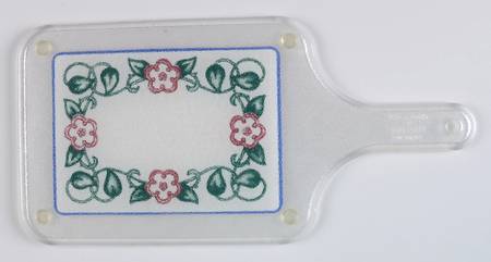 Arbor Vine Acrylic 1 Handle Rectangular Cutting Board
