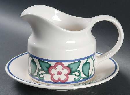 Arbor Vine Gravy Boat & Underplate