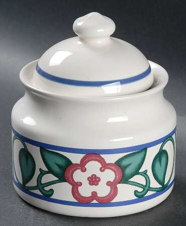 Arbor Vine Sugar Bowl & Lid