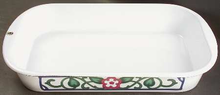 Arbor Vine 15" Metal Rectangular Baker