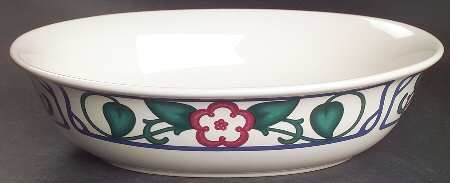 Arbor Vine 10" Oval Vegetable Bowl