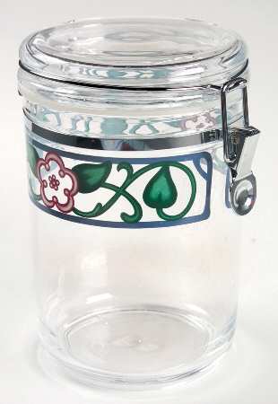 Arbor Vine Large Acrylic Storage Jar & Lid