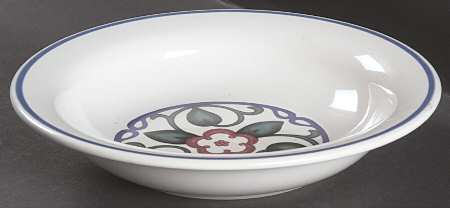 Arbor Vine Rim Soup Bowl