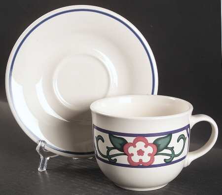 Arbor Vine Oversized Cup & Saucer Set