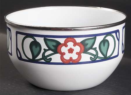 Arbor Vine 7" Metal Bowl